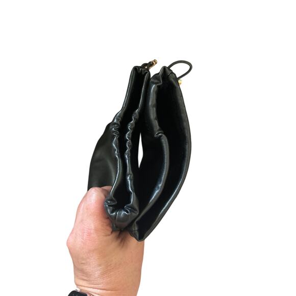 Tried On Only Liliana Black Faux Leather Bexie-8 3" Heel Open Toe Women's 6.5 - Picture 2 of 10